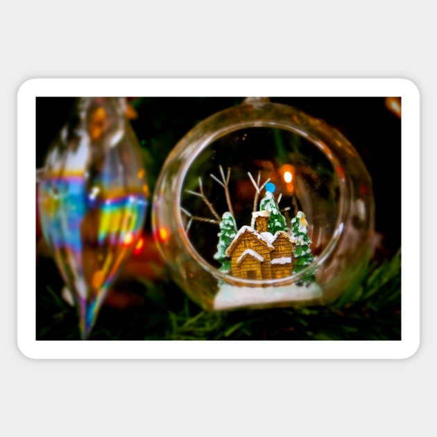 Christmas Xmas Tree Bauble Decoration Sticker by AndyEvansPhotos